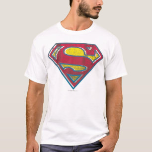 Superman S-Shield  Tryckt Logotyp T-shirt