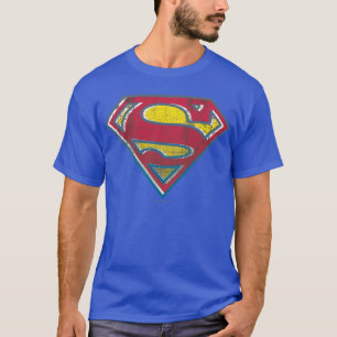Superman S-Shield  Tryckt Logotyp Tröja