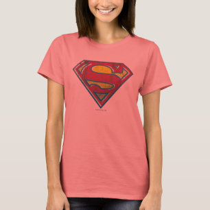 Superman S-Shield  Tryckt Logotyp Tröja
