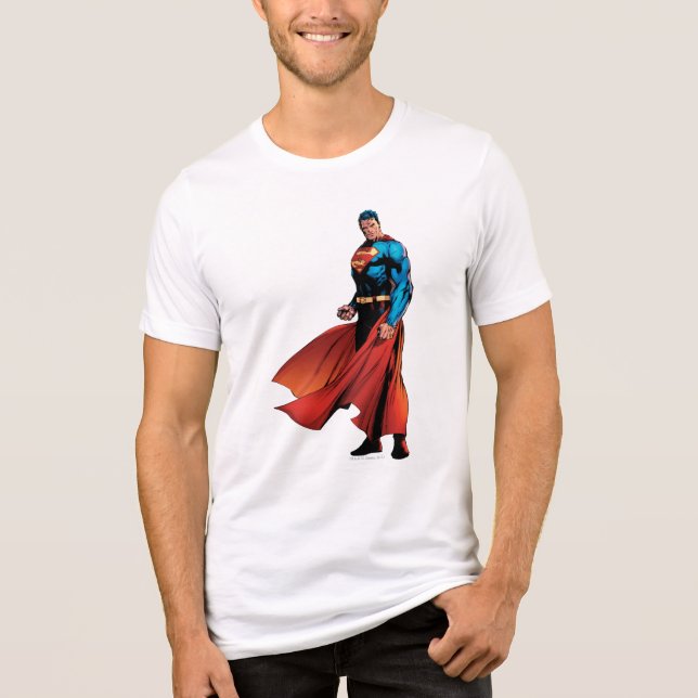 Superman Ser Front T-shirt I Triblend-tyg (Framsida)