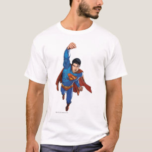 Superman som flyger framåt tee shirt