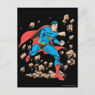 Superman Springa i Rubble Vykort