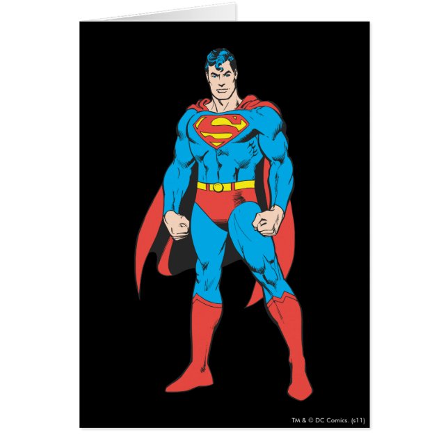 Superman Ständiga Hälsningskort (Framsidan)