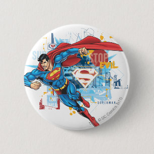 Superman - Stop Evil Knapp