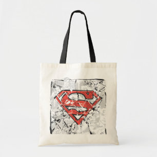 Superman Styliserad  Logotyp av sammanlänkad Teck Tygkasse