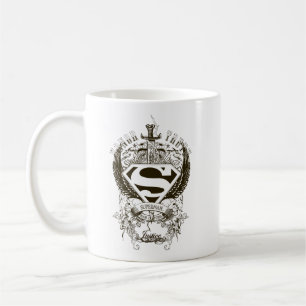 Superman Styliserad Logotyp för heder, sanning o Kaffemugg