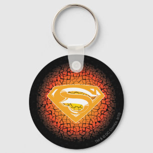 Superman Styliserad  Logotyp för krackning Nyckelring