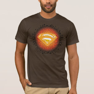 Superman Styliserad Logotyp för krackning T Shirt
