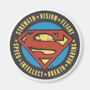 Superman Styliserad Logotyp för styrka och visio Magnet