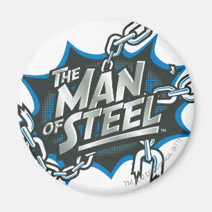Superman Styliserad Stålets Logotyp Stänk Magnet