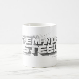 Superman Styliserad Stålets Logotyp Teckning Kaffemugg