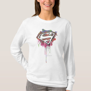 Superman Styliserad  Twisted Oskuld Logotyp T-shirt