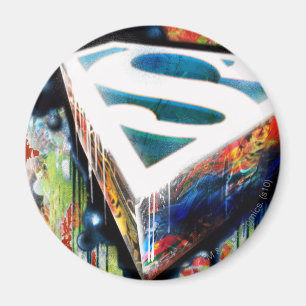 Superman Styliserad Urban Graffiti-Logotyp Magnet