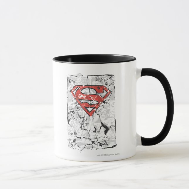 Superman Stylized | Logotyp av Tecknad i bulk Mugg (Höger)