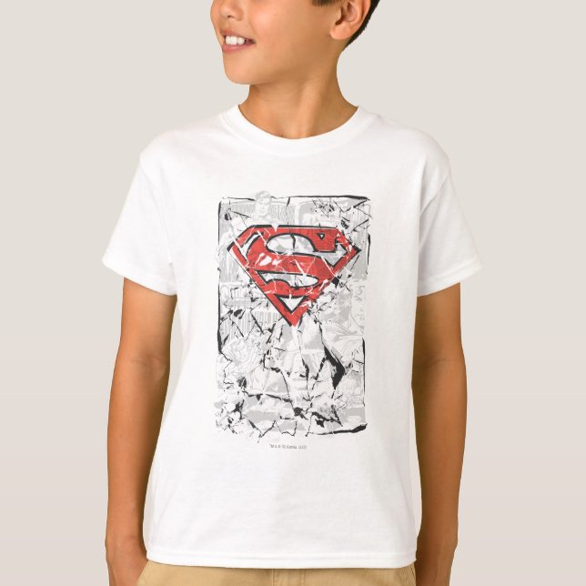 Superman Stylized | Logotyp av Tecknad i bulk Tee Shirt (Framsida)