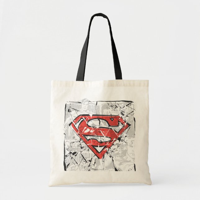 Superman Stylized | Logotyp av Tecknad i bulk Tygkasse (Framsidan)