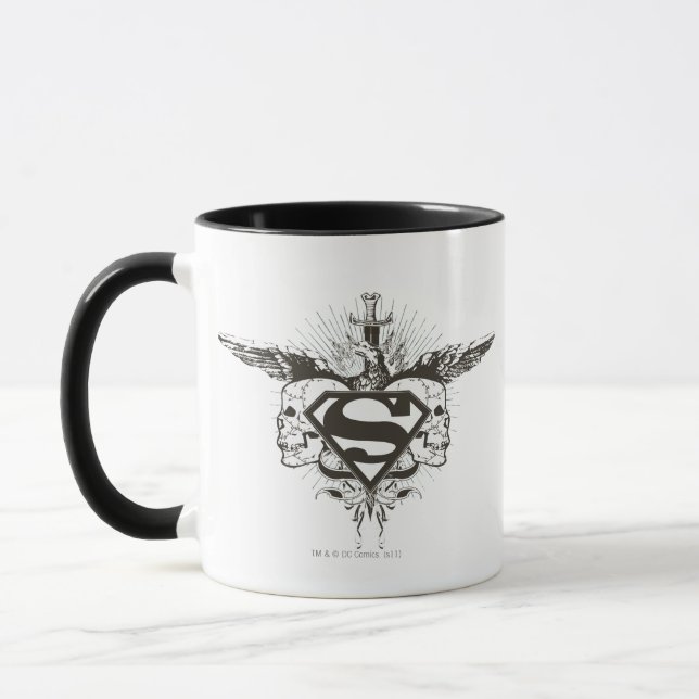Superman Stylized | Logotyp för Döskallar Mugg (Vänster)