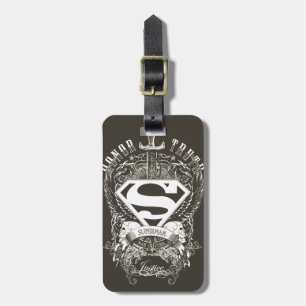 Superman Stylized Logotyp för heder, sanning och Bagagebricka