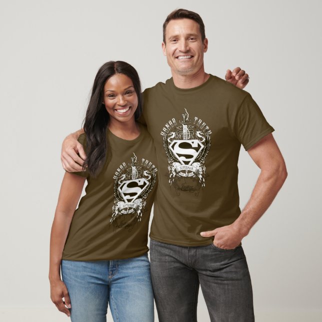 Superman Stylized | Logotyp för heder, sanning och Tee (Unisex)