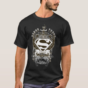 Superman Stylized Logotyp för heder, sanning och Tröja