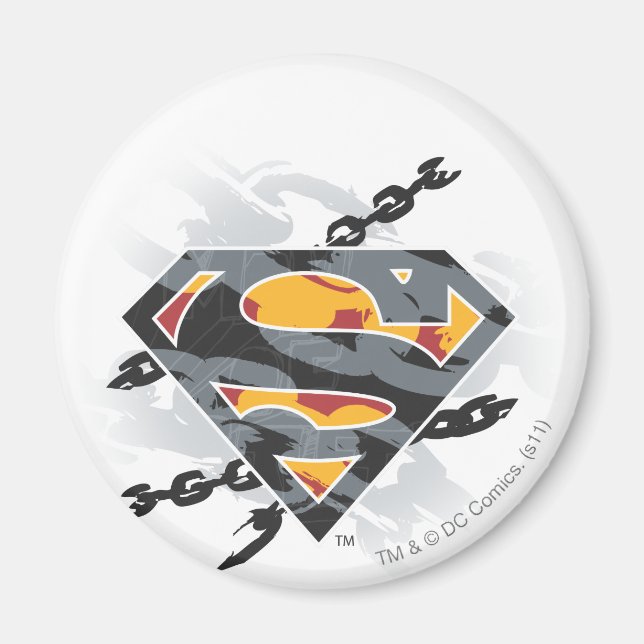 Superman Stylized | Logotyp för kedjor Magnet (Framsidan)