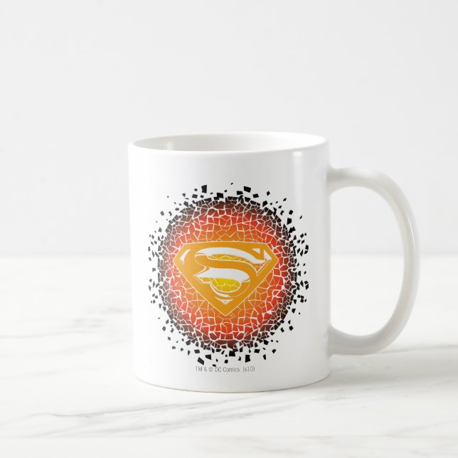 Superman Stylized | Logotyp för säcksäck Kaffemugg (Höger)