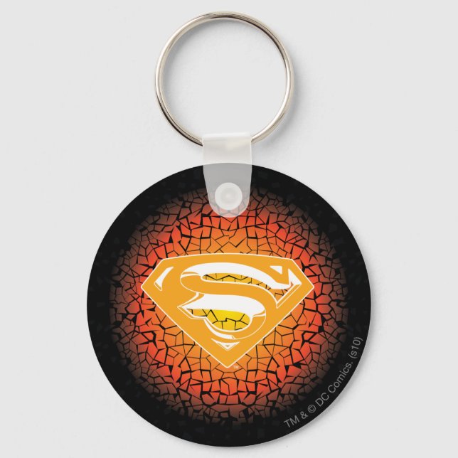 Superman Stylized | Logotyp för säcksäck Nyckelring (Framsida)