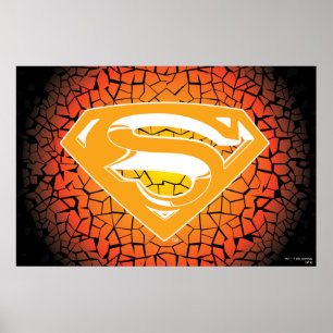 Superman Stylized   Logotyp för säcksäck Poster