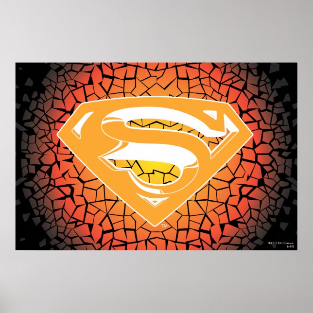 Superman Stylized | Logotyp för säcksäck Poster (Framsidan)