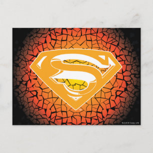 Superman Stylized   Logotyp för säcksäck Vykort