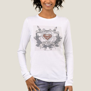 Superman Stylized Mild Manner Reporter Logotyp T-shirt