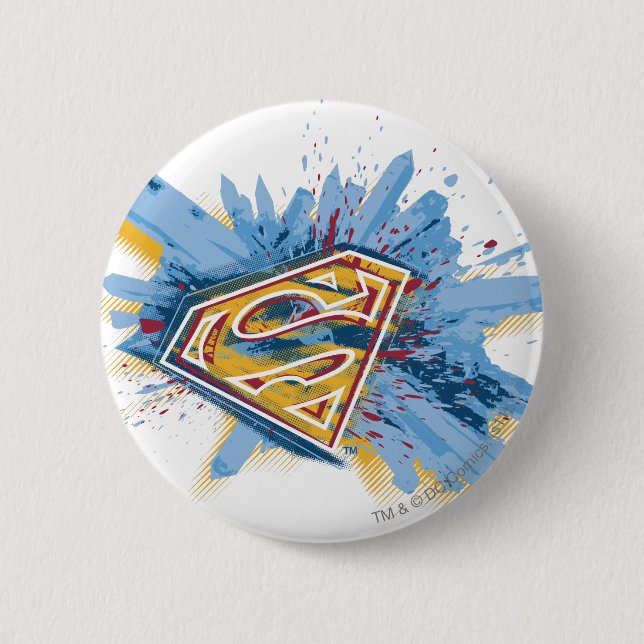 Superman Stylized | STÄNK LOGOTYP Knapp (Framsida)