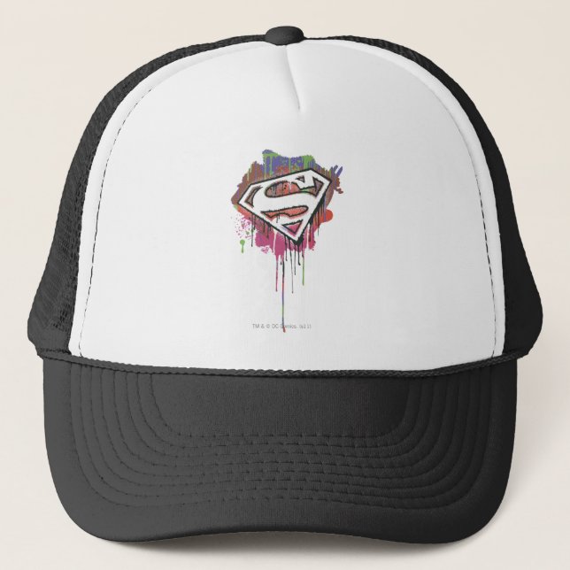 Superman Stylized | Twisted Oskuld Logotyp Truckerkeps (Framsida)