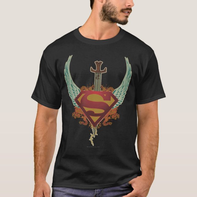 Superman Stylized | VINGAR LOGOTYP Tröja (Framsida)