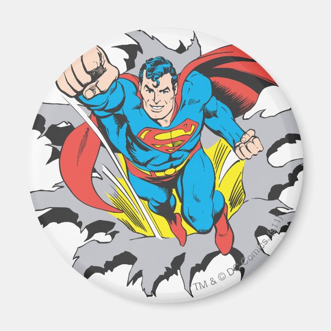 Superman Tårar Thru Magnet (Framsidan)