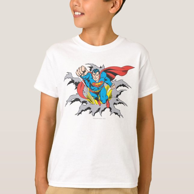 Superman Tårar Thru T-shirt (Framsida)