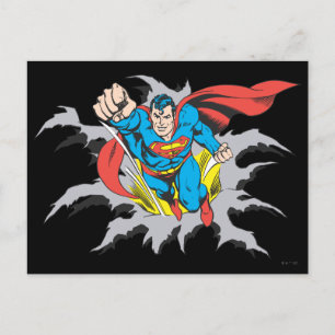 Superman Tårar Thru Vykort