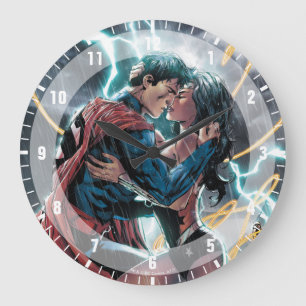 Superman/ Tecknad för kvinnor Stor Klocka