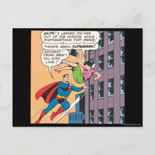 Superman Tecknad Panel - Accident-Prone Lois Vykort