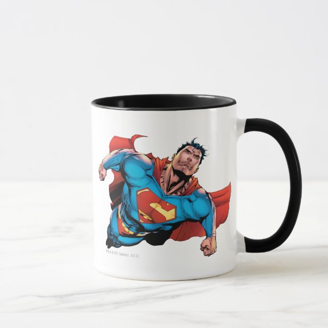 Superman Tecknad Stil Mugg (Höger)