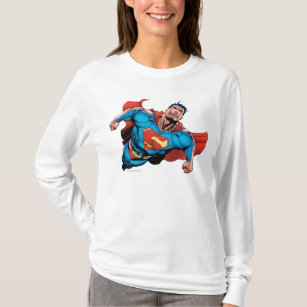 Superman Tecknad Stil Tee Shirt