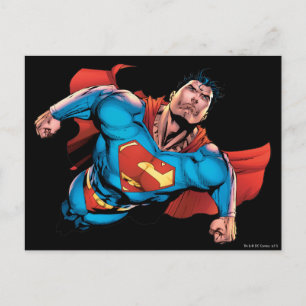 Superman Tecknad Stil Vykort