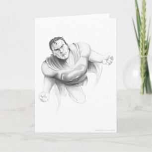 Superman Teckning Kort