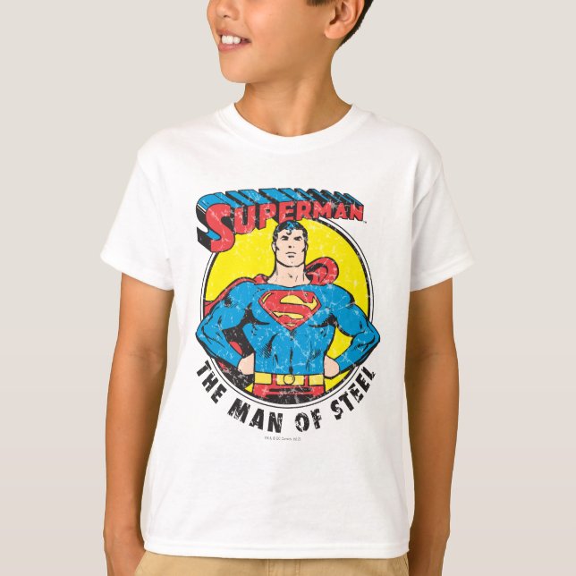 Superman The Man of Steel T-shirt (Framsida)