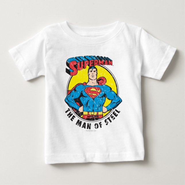 Superman The Man of Steel T-shirt (Framsida)