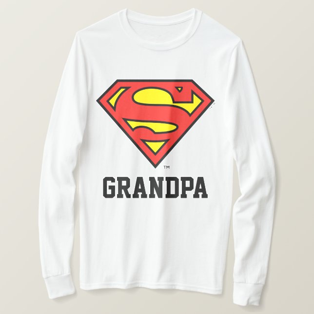 Superman| Toppen Grandpa T Shirt (Design framsida)