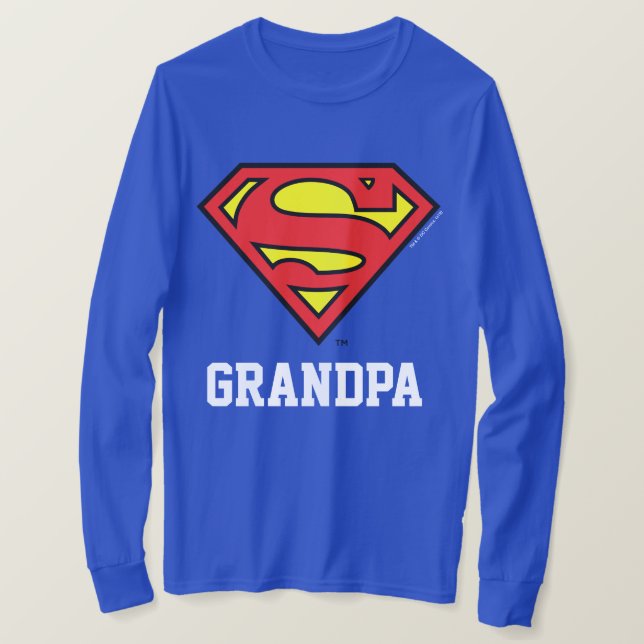 Superman | Toppen Grandpa T Shirt (Design framsida)