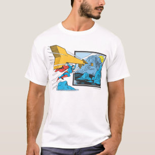 Superman Tunneling in till Sten T-shirt