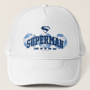Superman tvärs över jorden keps