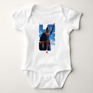 Superman Uppåtriktad Pose T Shirt